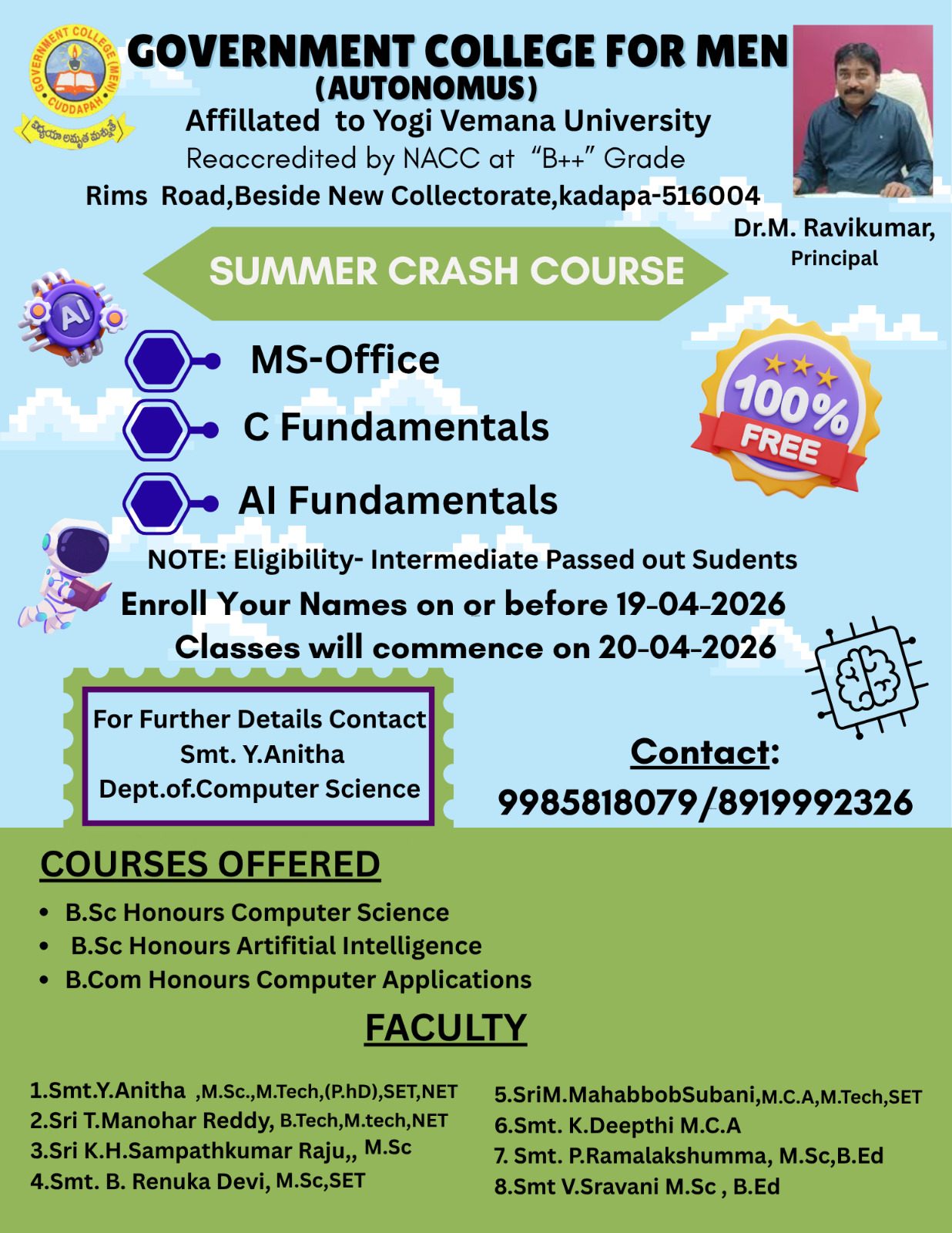 Summer Crash Course